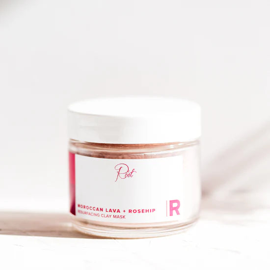 Root Clay Mask - Moroccan Lava & Rosehip