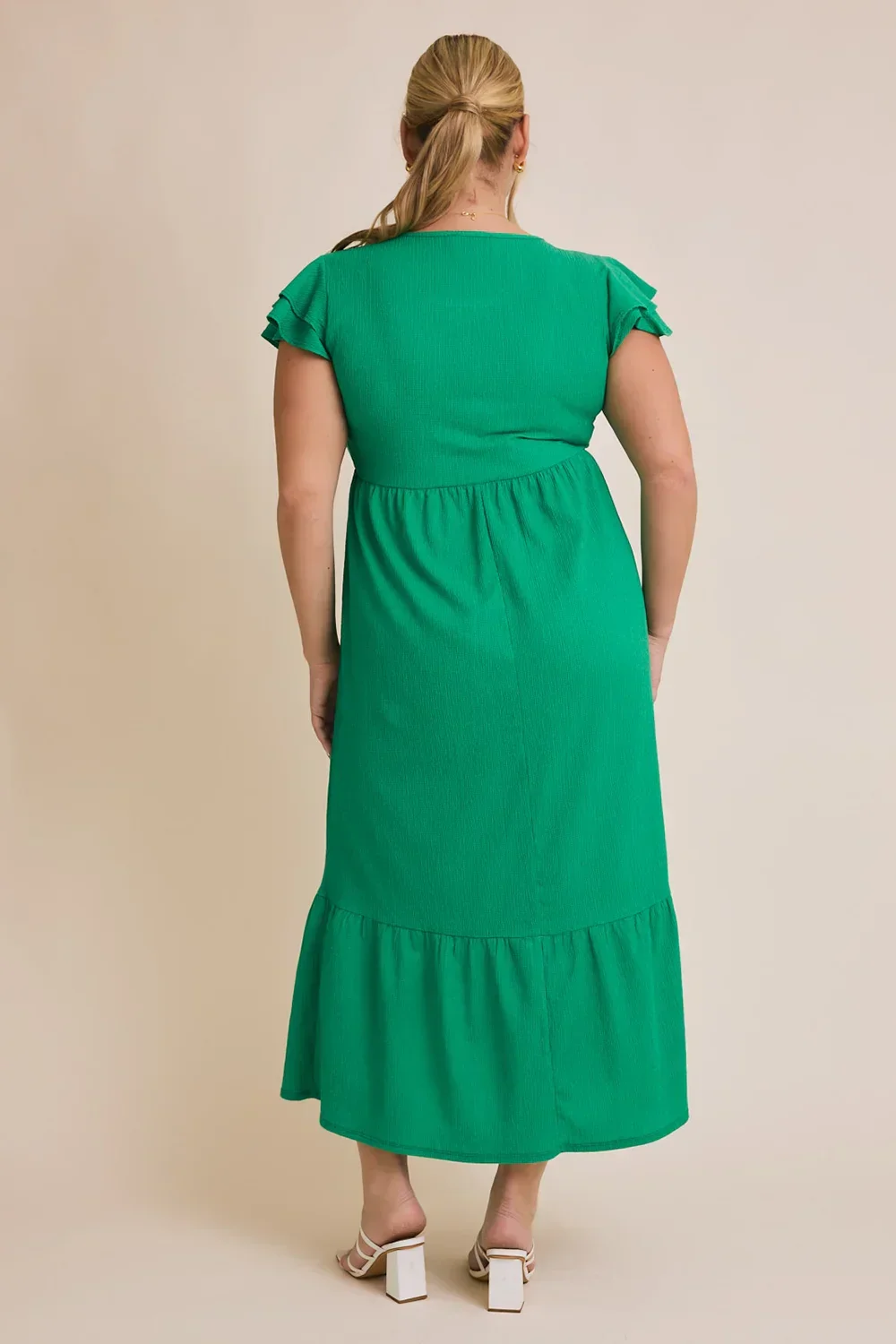 Curvy Emerald Goddess Dress