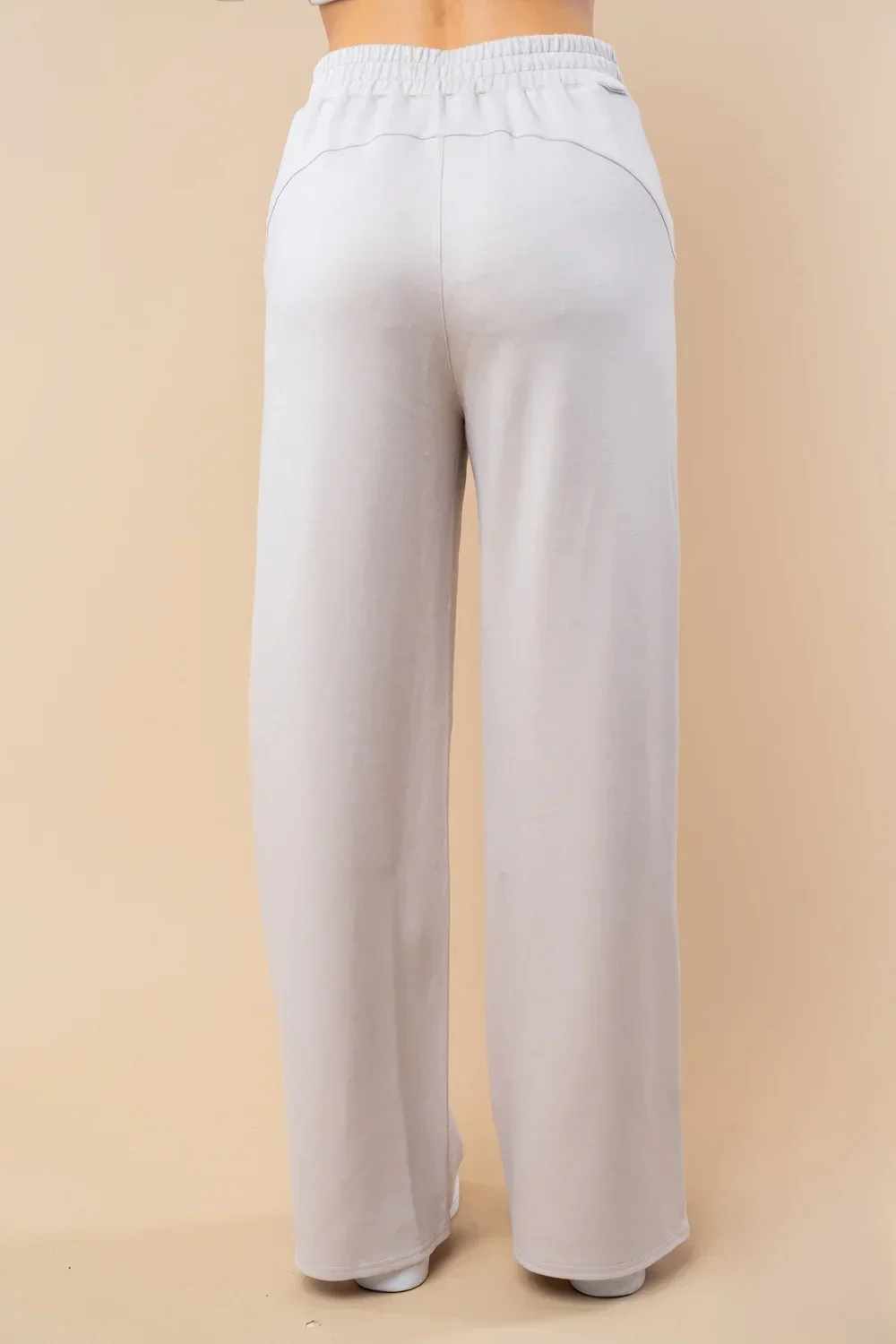 Curvy Stone Wide Leg Lounge Pants