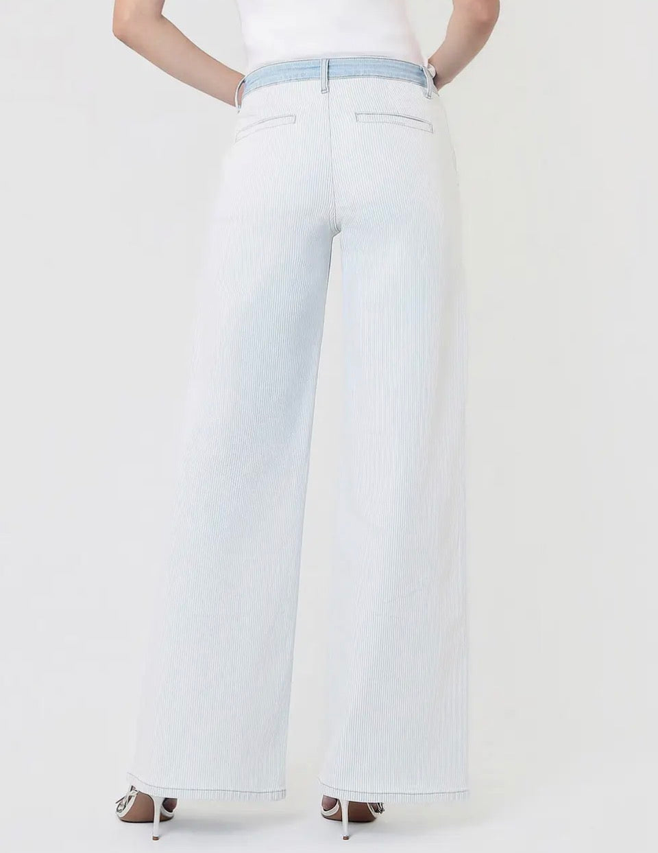Castle Rock Constrast Stripe Wide Leg High Waist