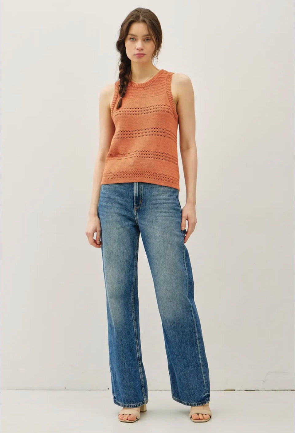 Terracotta Knit Tank