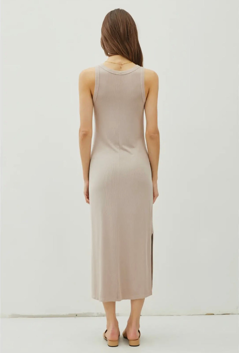 Greige Tank Dress