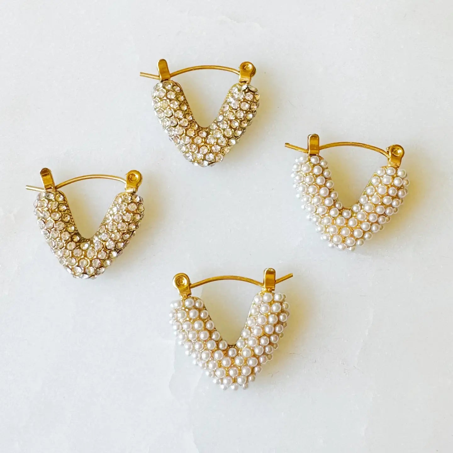 V Shape Classy Hoops