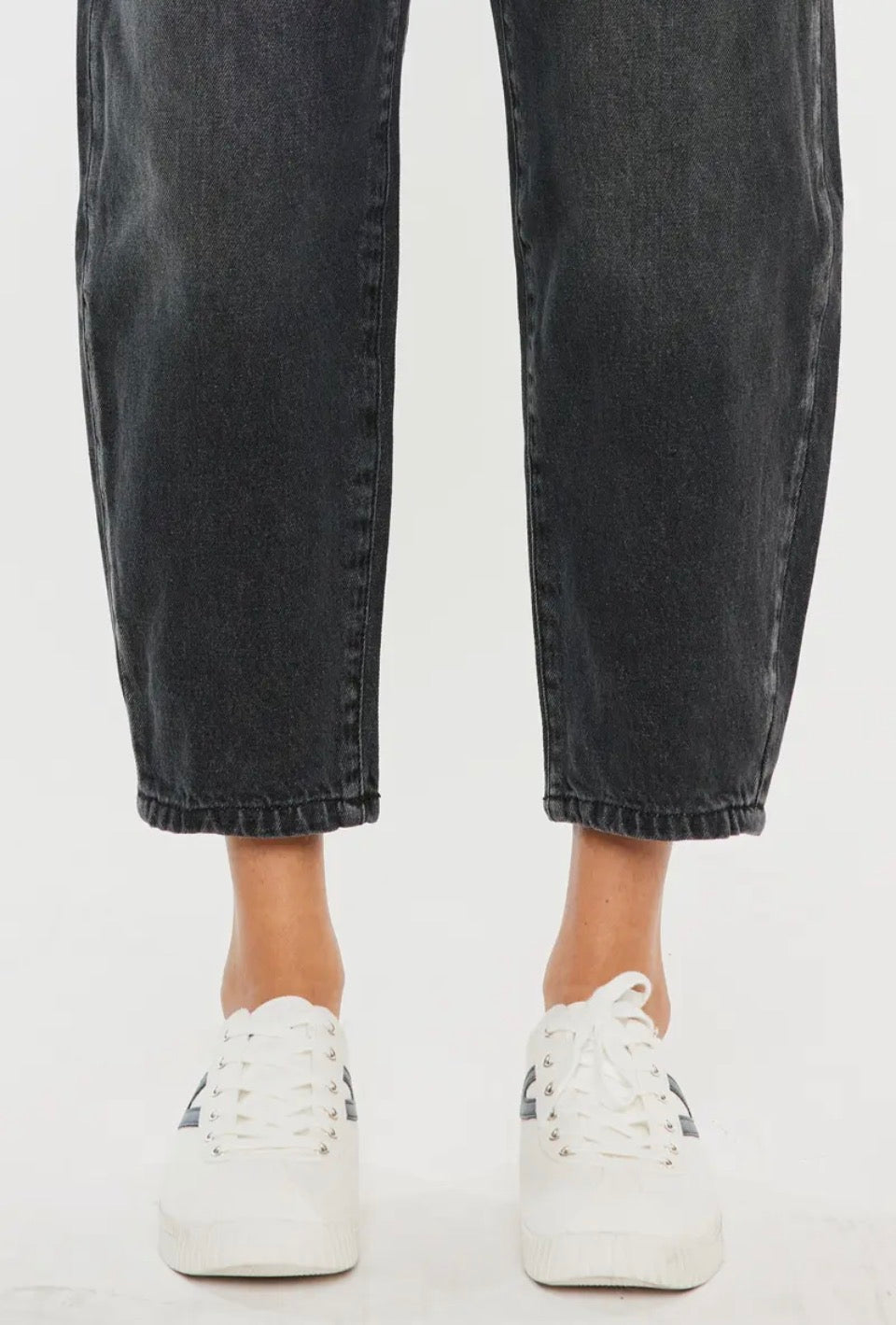 KC Dark Grey High Rise Balloon Jean