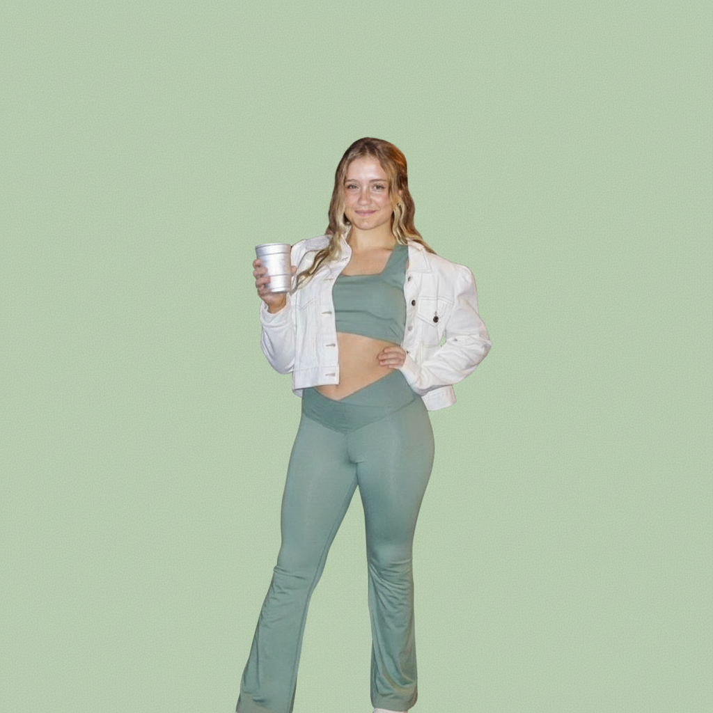 Moss Square Neck Bra