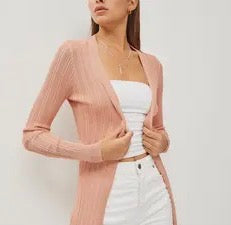 Dusty Peach Cardigan