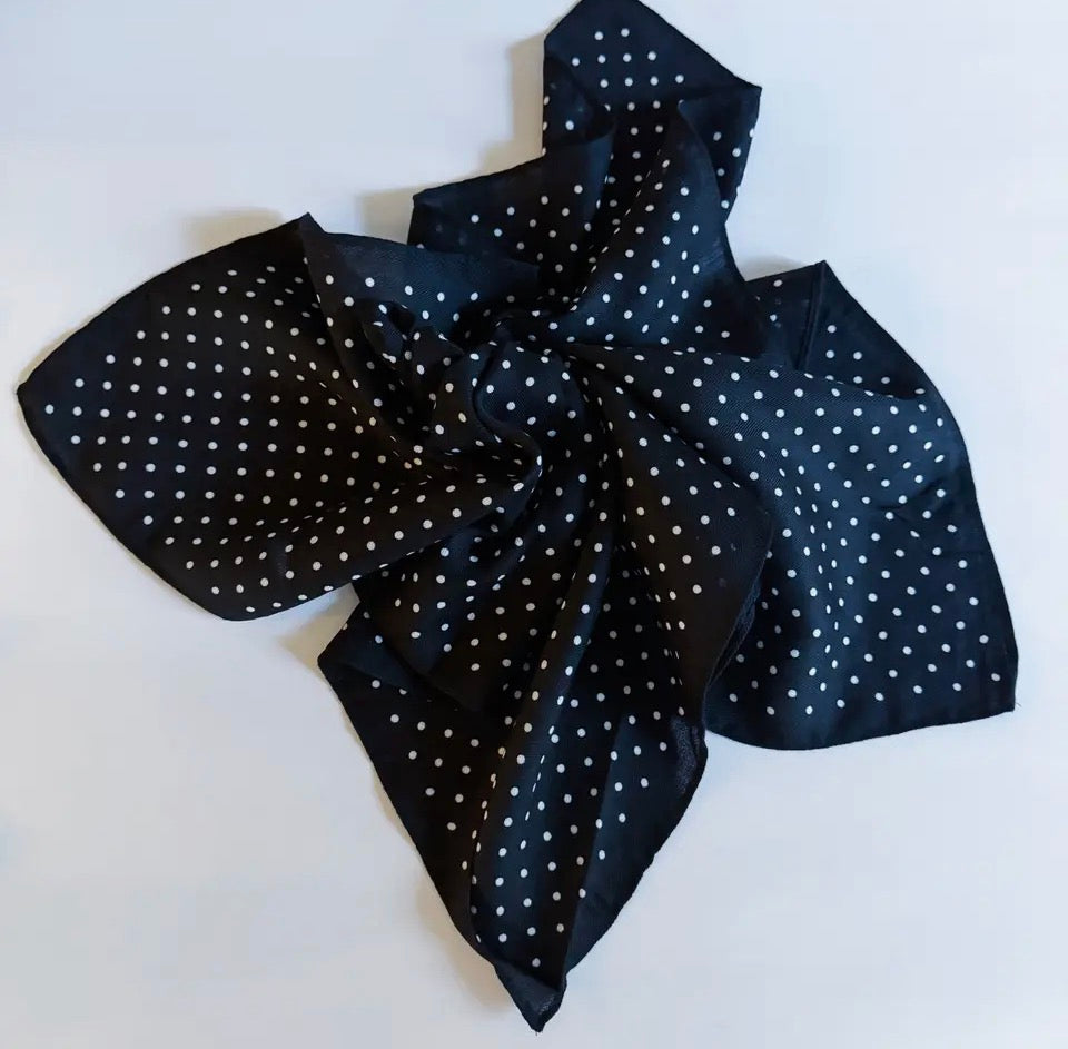 Noir Dots Scarf