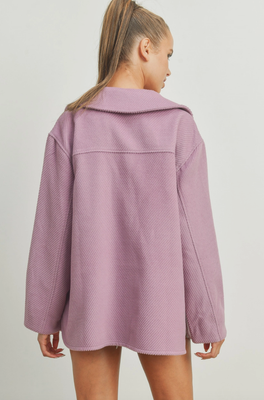 Dusty Violet Shacket