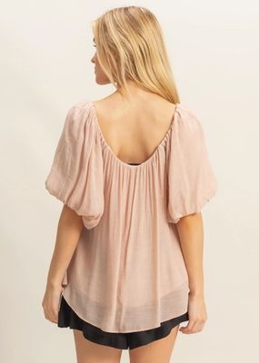 Almond Romantic Top