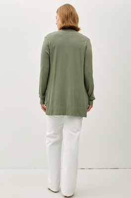 Curvy Olive Cardigan