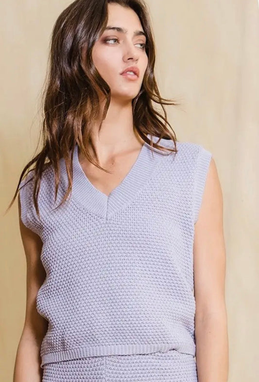 Lilac Sweater Tank