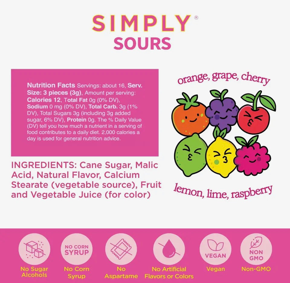 Simply Sours Fruit Punch