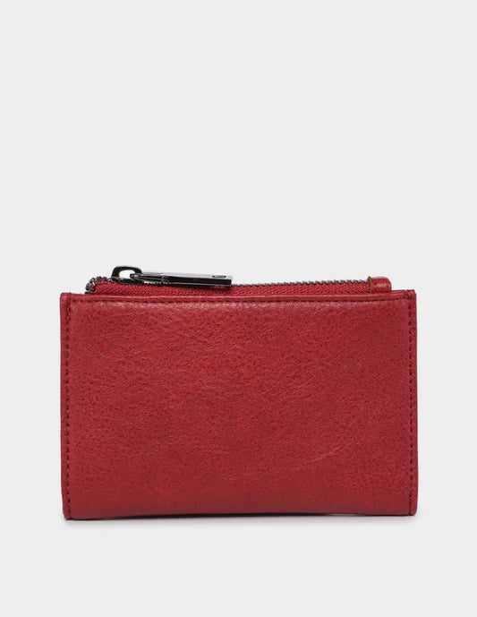 Zara Zip Top Wallet Berry