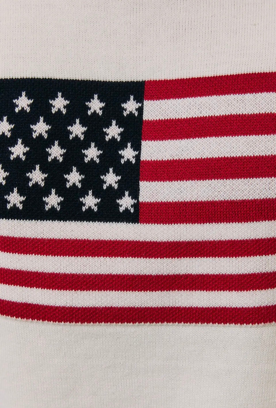 USA Flag Mock Neck