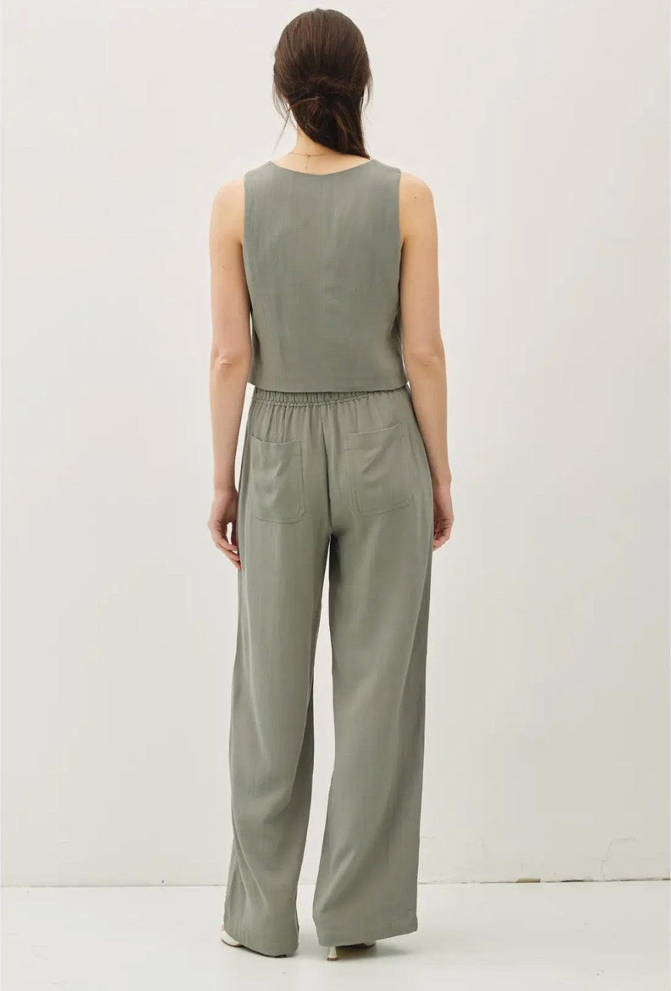 Spruce Linen Vest