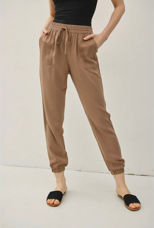 Dark Taupe Joggers