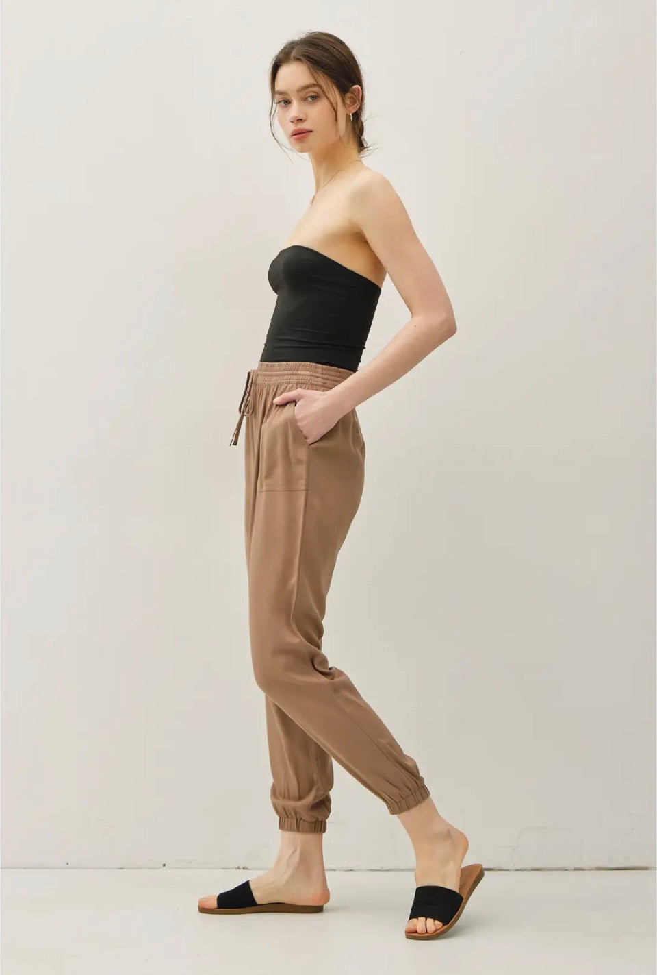 Dark Taupe Joggers