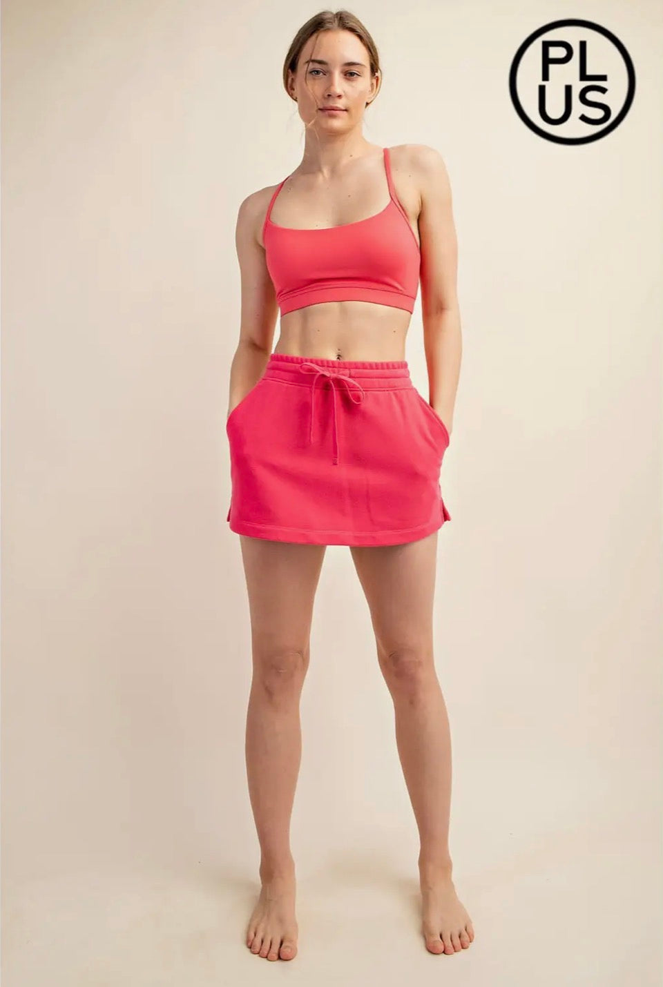 Curvy Terry Skort