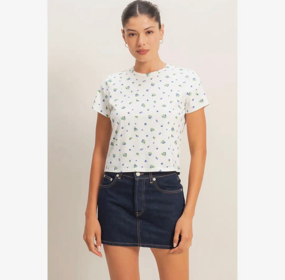 Blueberry Crew Tee