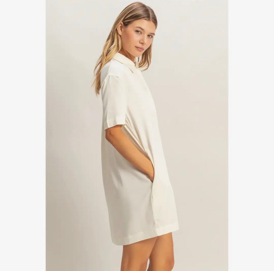 White Shirt Dress