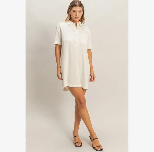 White Shirt Dress