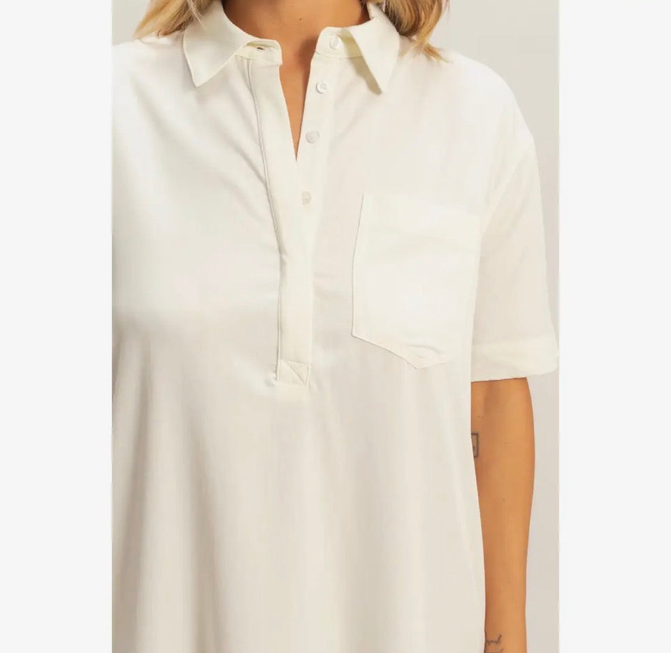 White Shirt Dress