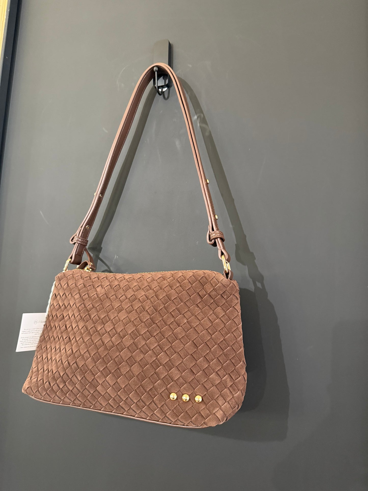 Harper Suede Hobo Chocolate