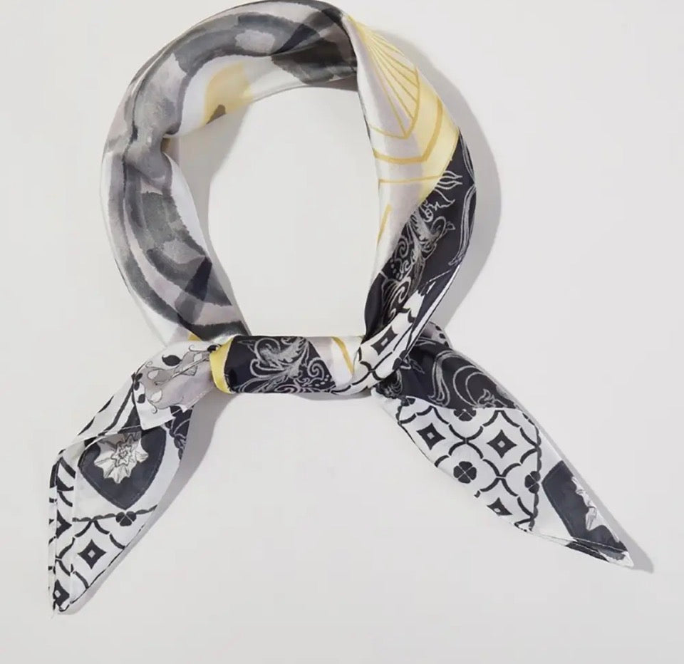 Flowers & Lemons Scarf