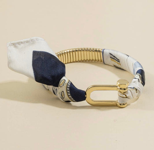 Scarf Wrapped Bracelet