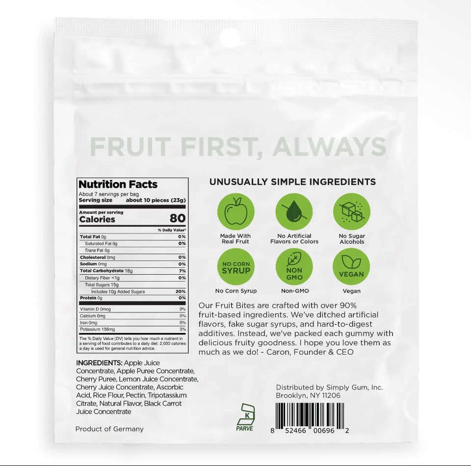 Simply Fruit Bites Cherry Apple 5.3oz