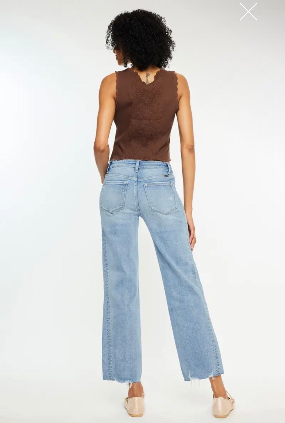 KC MID RISE STRAIGHT MED WASH