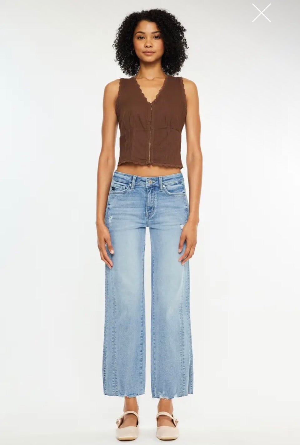 KC MID RISE STRAIGHT MED WASH