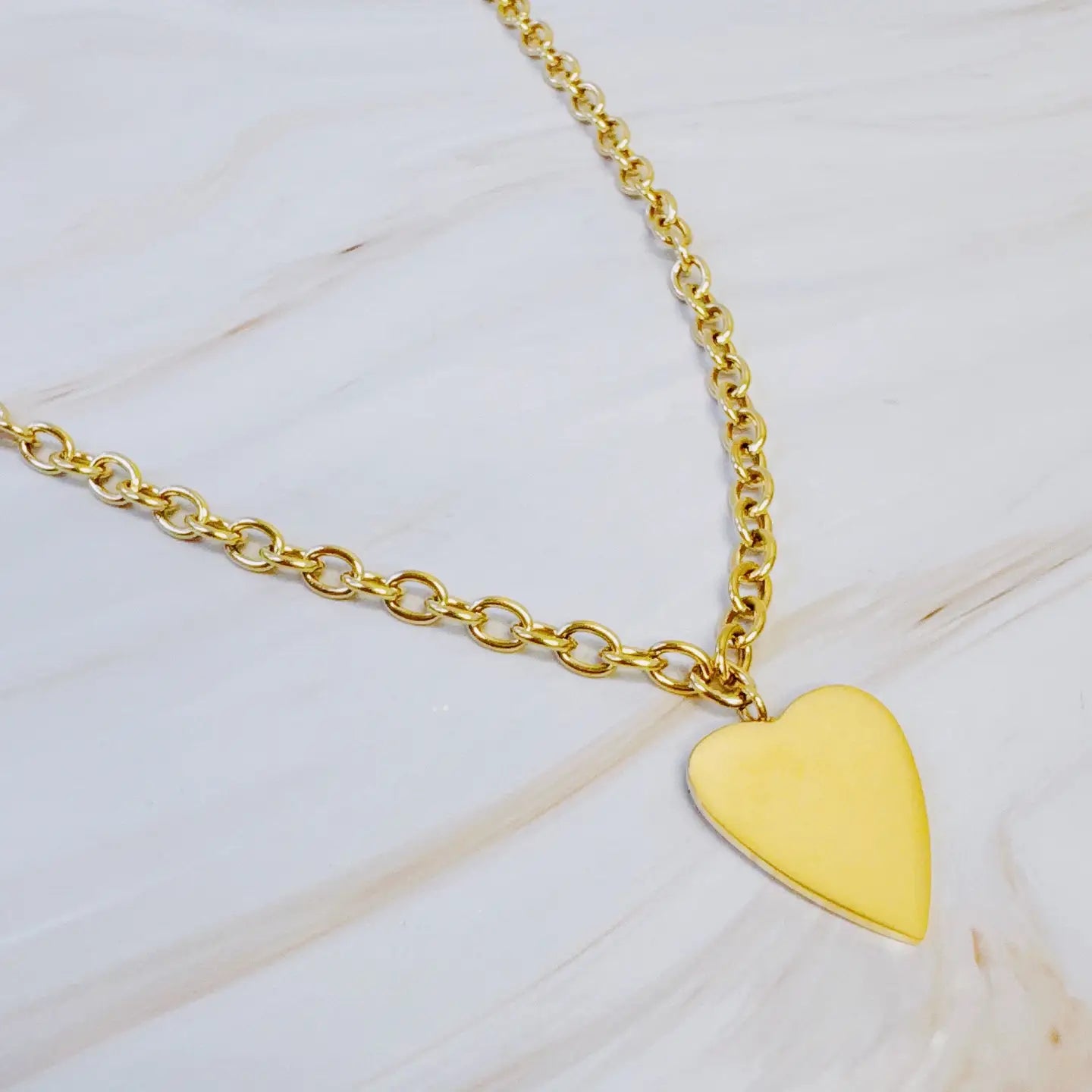 Lovely Big Heart Necklace