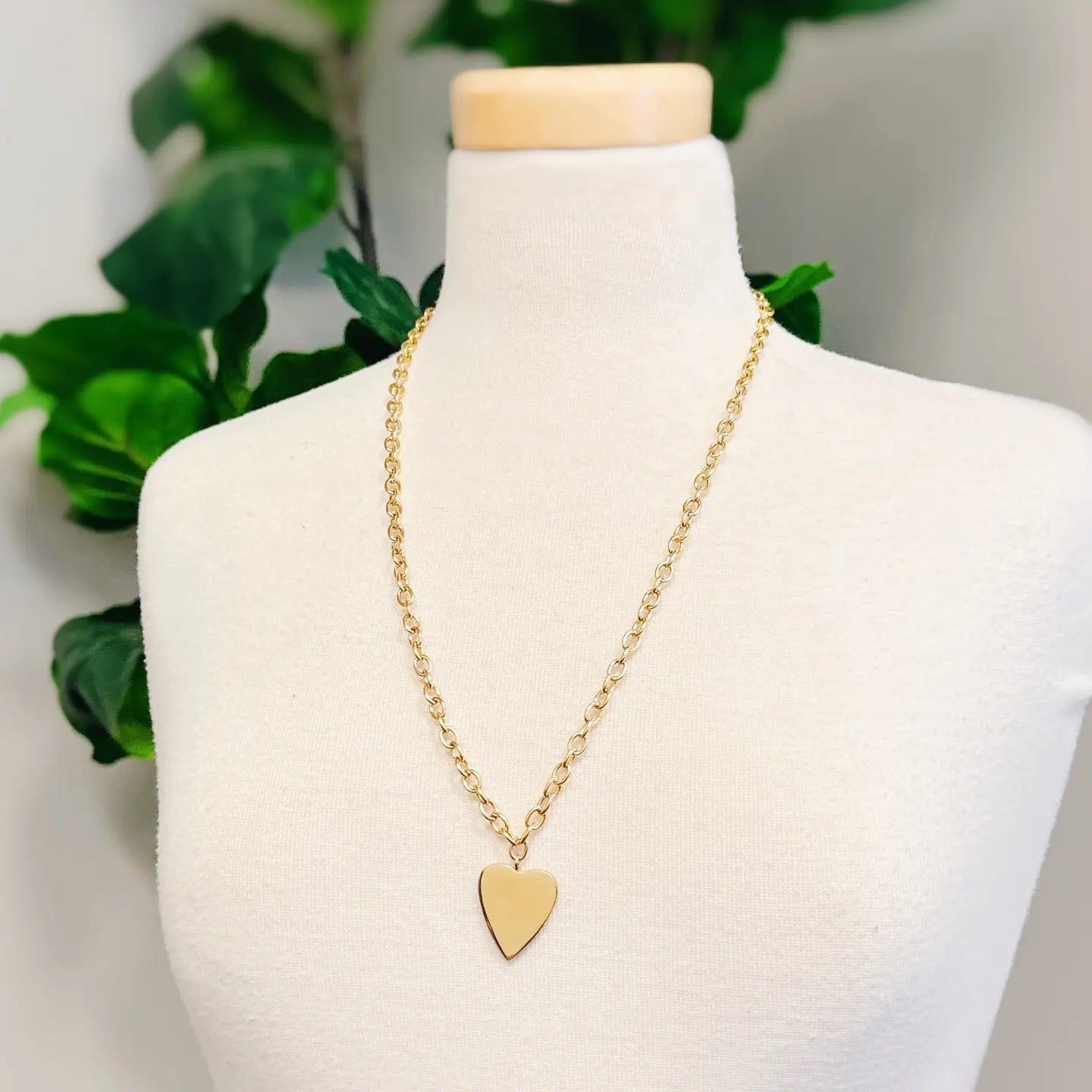 Lovely Big Heart Necklace