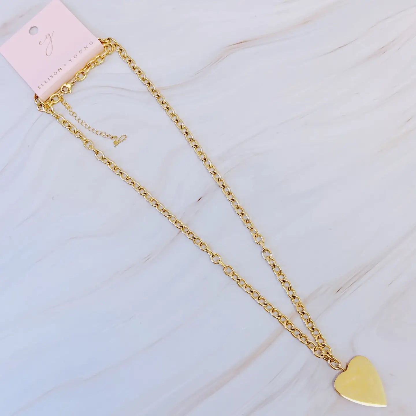 Lovely Big Heart Necklace