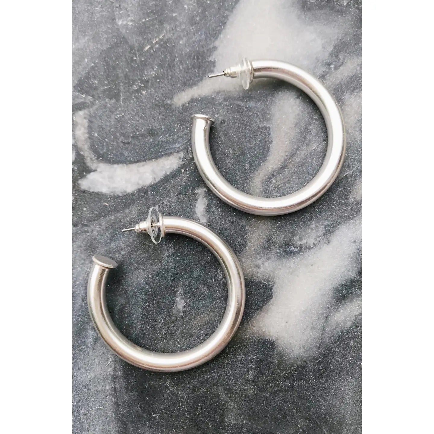 Upper Class Taste Hoops Silver Matte