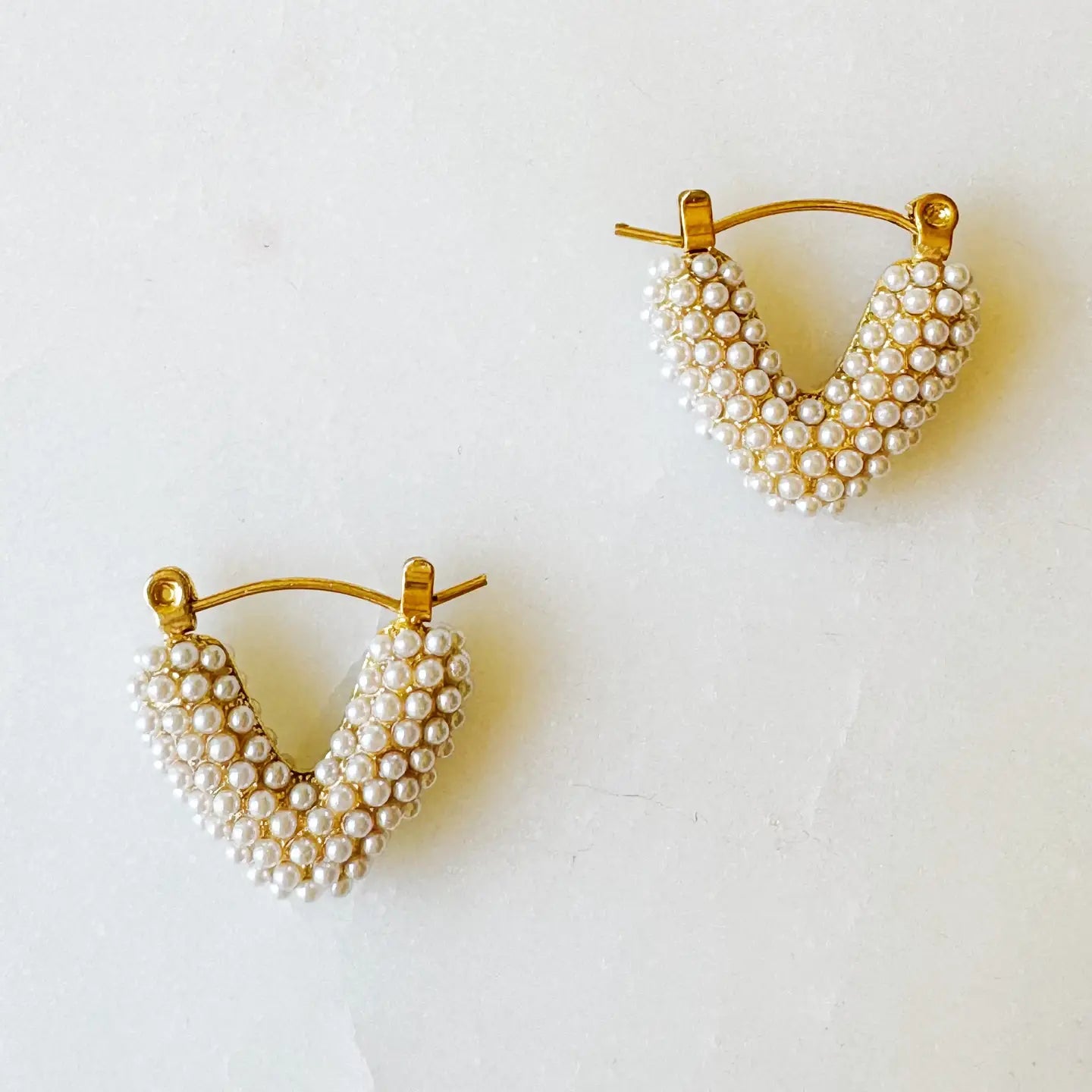 V Shape Classy Hoops