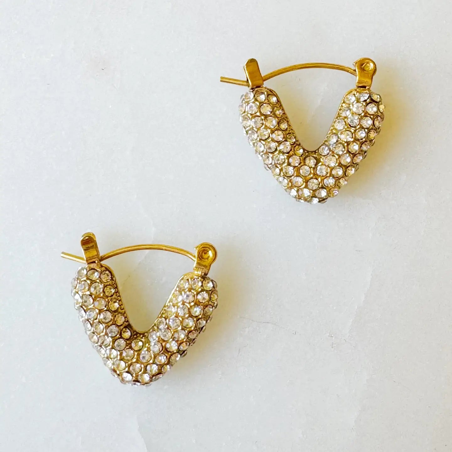 V Shape Classy Hoops