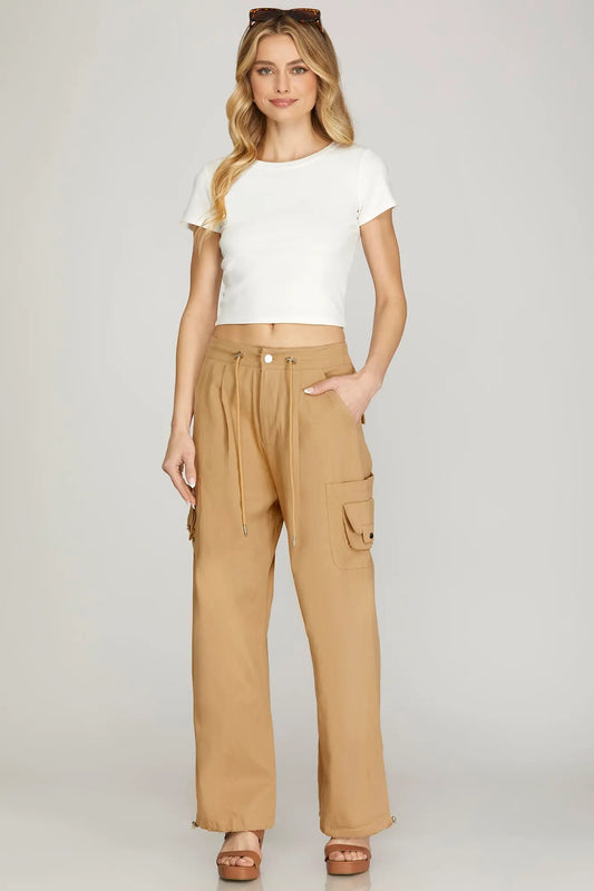 Taupe Cargo Pants