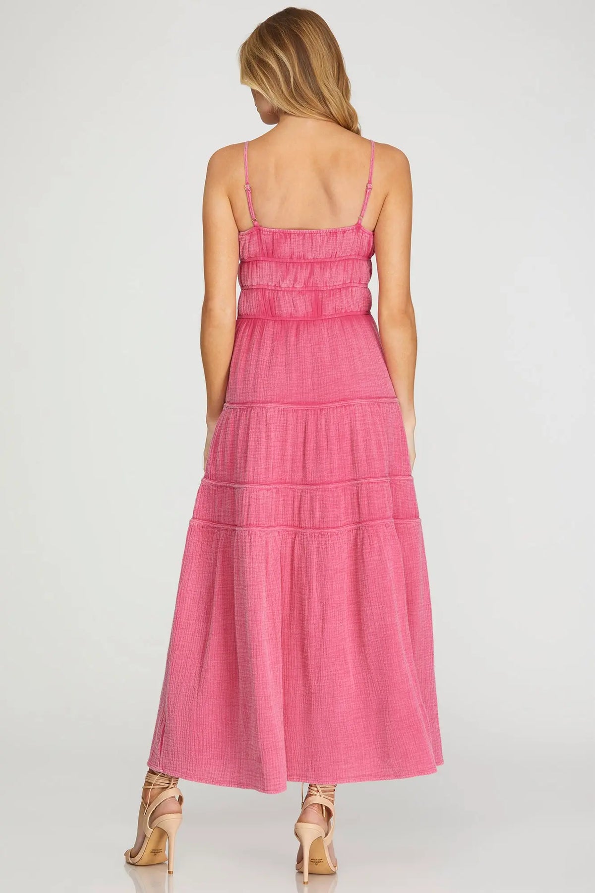 Pink Gauze Sundress