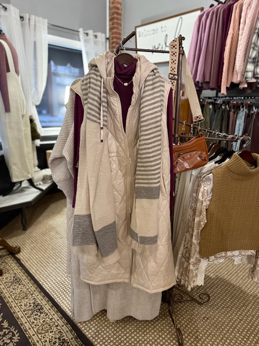 Long Weekend Striped Scarf