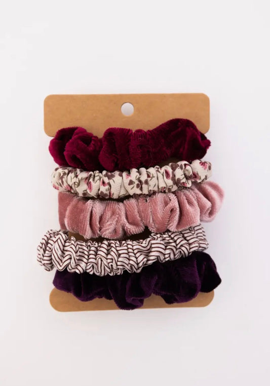 Floral Scrunchie Mini Set
