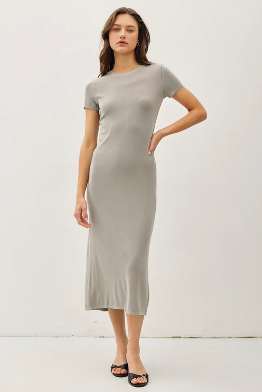 Greige Tshirt Dress
