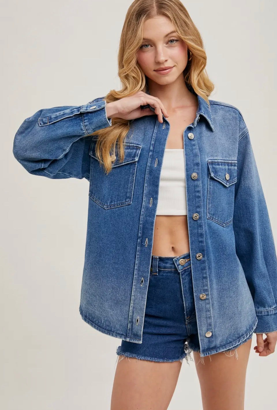 Denim Shacket