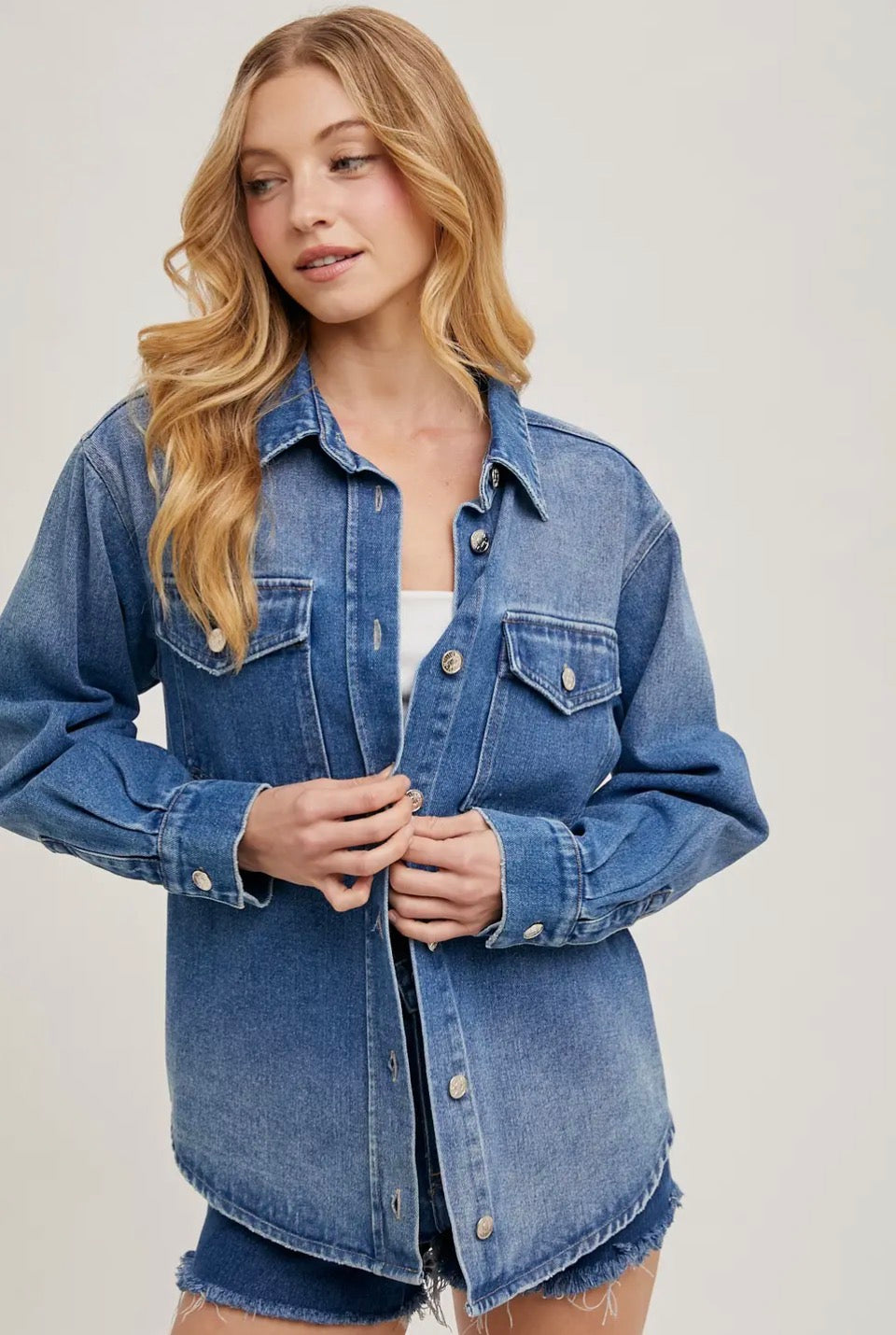Denim Shacket
