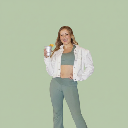 Moss Square Neck Bra