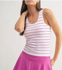 Striped Ribbed Brami Tank