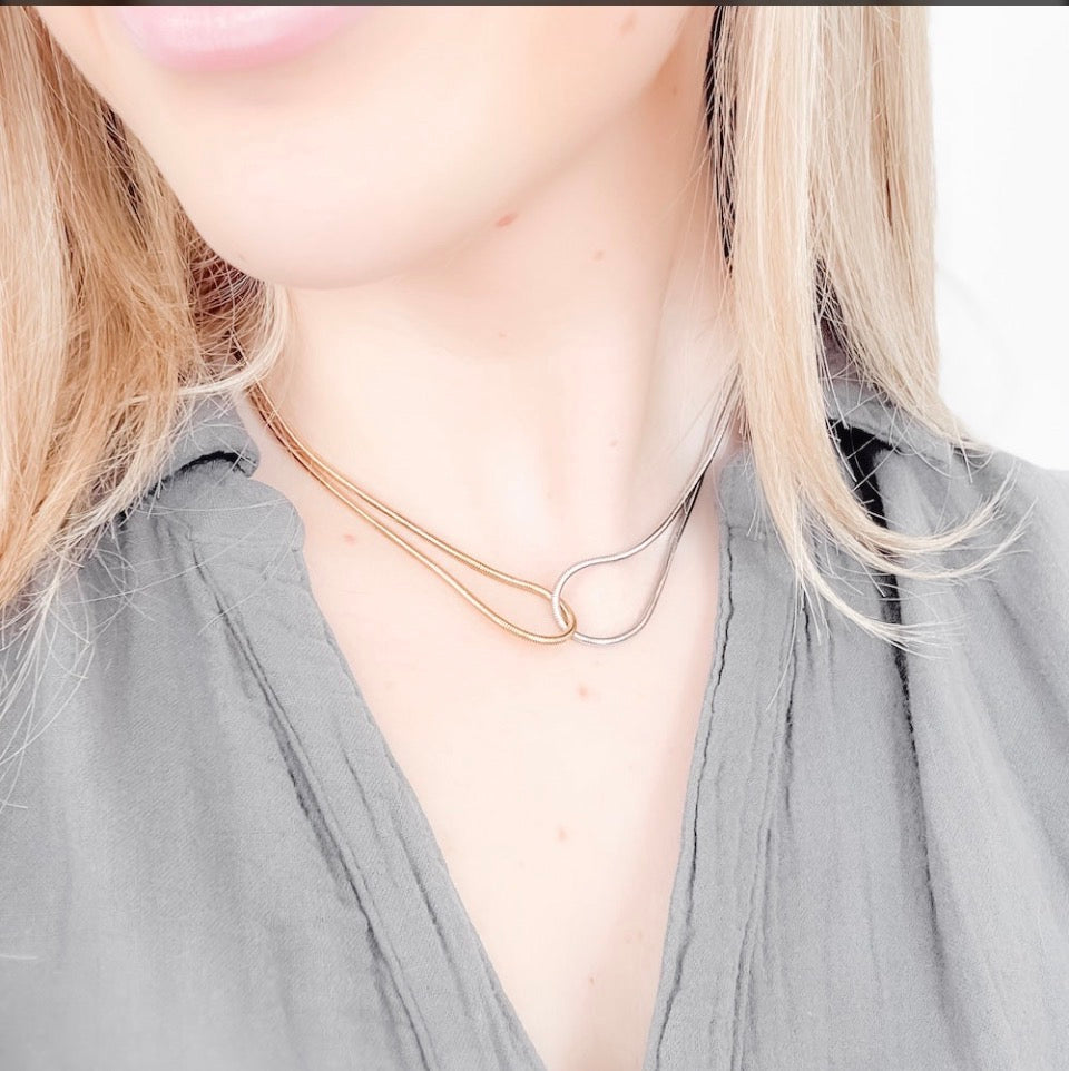 Maddie Mixed Metal Necklace