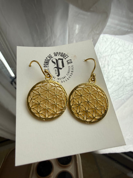 Floral Dangle Earrings