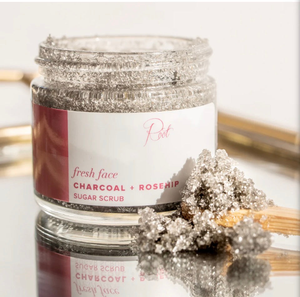 Charcoal & Rosehip Sugar Scrub